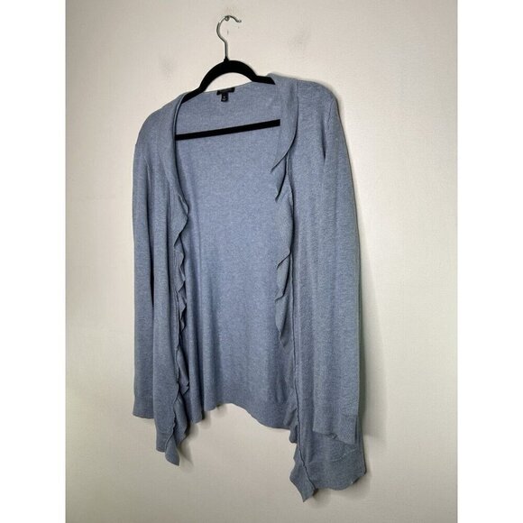 Talbots Women’s Long Sleeve Light Blue Cardigan Wool Blend Sweater Size Medium - Picture 3 of 12